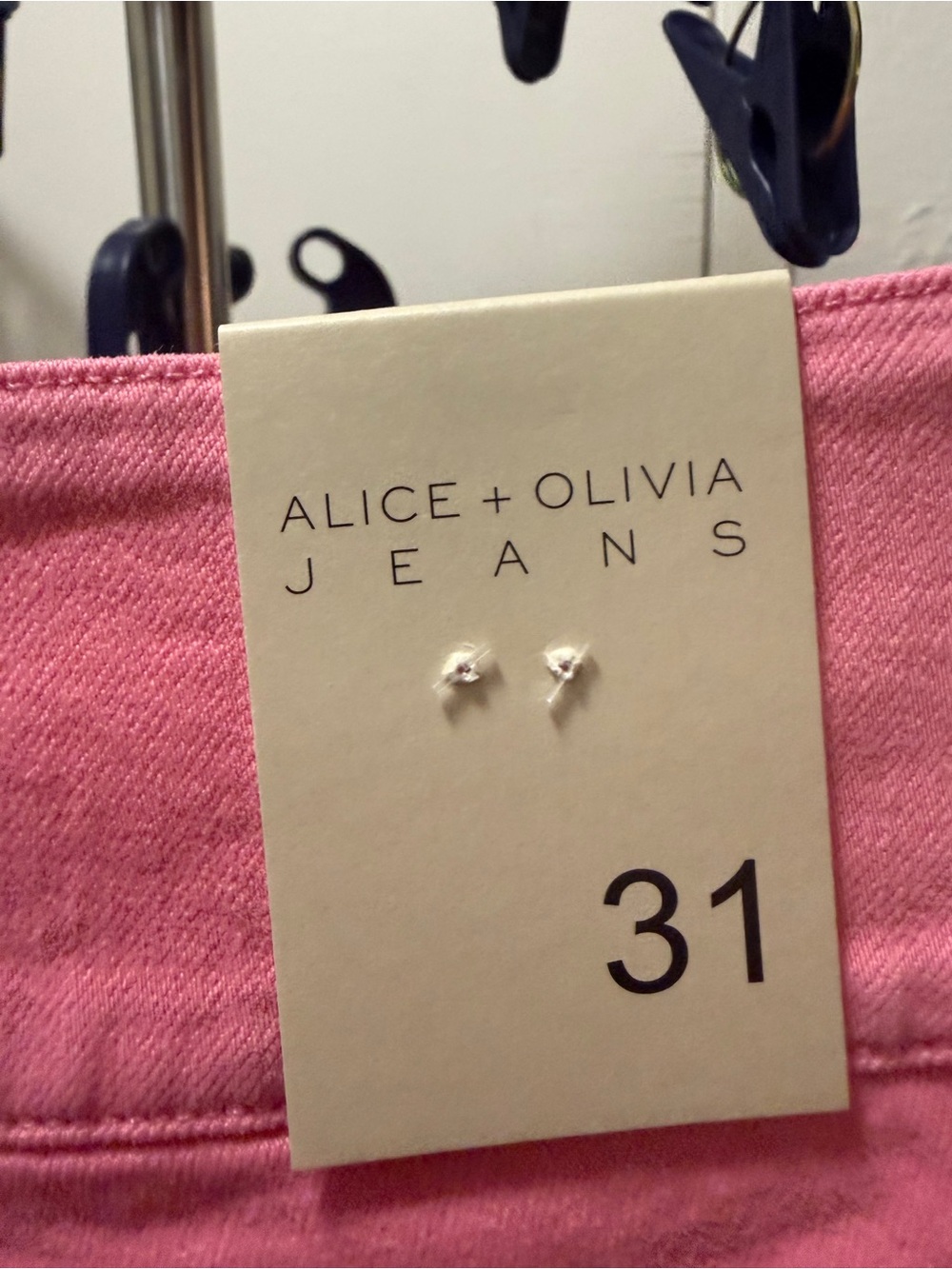 Alice + Olivia Primrose Pink Straight-Leg Pants - Picture 8 of 12